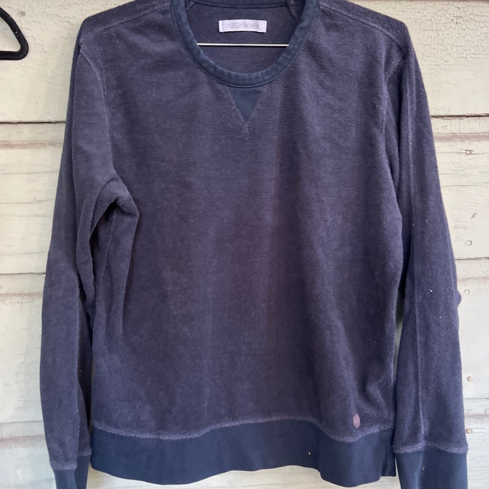 Men's Gray Sweater terrycloth